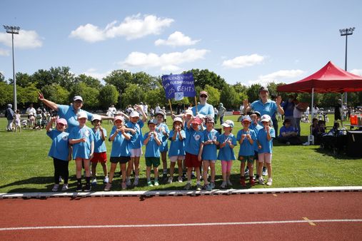 Gruppenbild Sportfest Kita Bewegungskindergarten