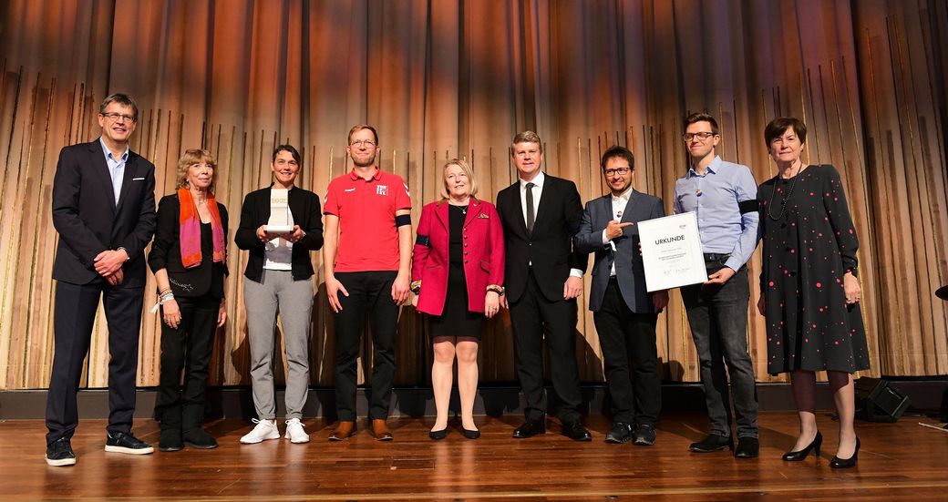 DOSB Ethikpreis Gruppenfoto Preisverleihung